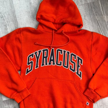 Vintage Orange Syracuse University Hoodie