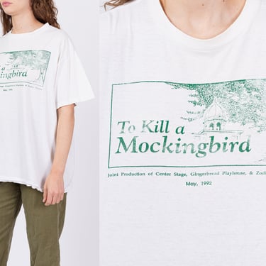 Vintage To Kill A Mockingbird T Shirt - Men's XL, Women's 2XL | 90s Theater Production Graphic Literary Tee 