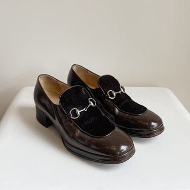 Gucci Pony Hair Bit Loafers | Size 6.5