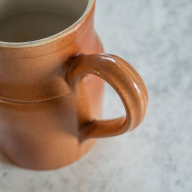 vintage french stoneware water pitcher