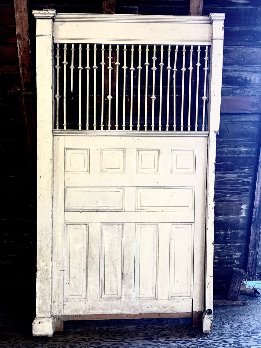 Old White Partition Divider (83x48x4) | Earthwise Architectual Salvage ...