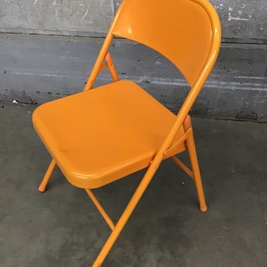 Orange Folding Chair (Seattle)