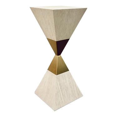 Modern White and Gold on Point Drink Table