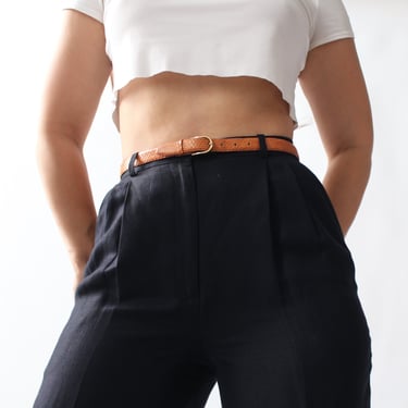 Vintage Apricot Snake Belt