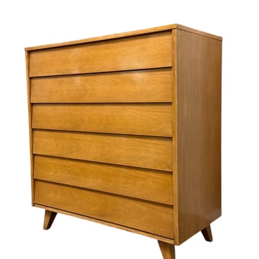 Free shipping within continental US - Vintage Mid Century Modern 6-Drawer Dresser Dovetailed Drawers by Kent Coffey 