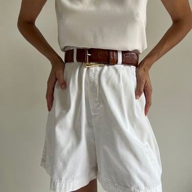 Vintage Snow Dockers Pleated Shorts