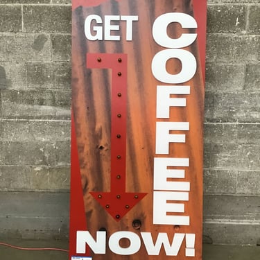 “Get Coffee Now” Sign (Seattle)