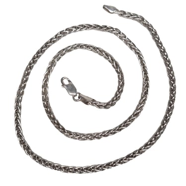 No Label - Sterling Silver Rope Chain Necklace