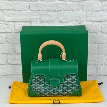 Goyard Goyardine Saigon Souple Mini Bag, NEW, Green