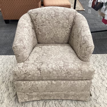 Floral Swivel Chair