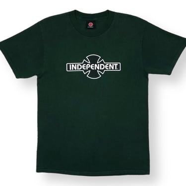 Vintage 90s/Y2K Independent Skateboarding Center Logo Graphic T-Shirt Size Large 
