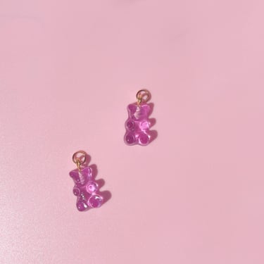 Pink Gummy Bear Charms