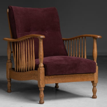 Reclining Armchair in Rosemary Hallgarten Velvet