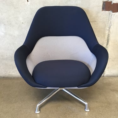 High Back Modernist Swivel Lounge Chair "Coaleese" For Steelcase
