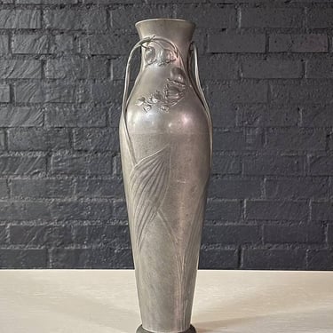 Art Nouveau Pewter Vase by Kayserzinn, c.1900’s 