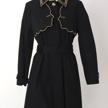 Vivetta Embroidered Face Trench