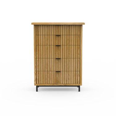 5 Drawer Basalt Highboy
