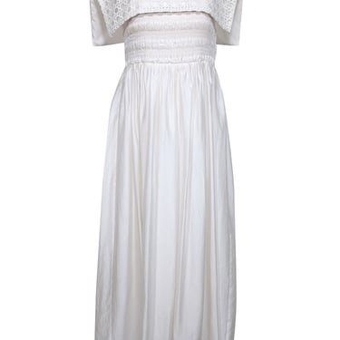 Antonio Melani - White Eyelet Bodice Dress Sz 0