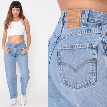 Levis Mom Jeans 29 -- 560 High Waisted Jeans 90s Jeans Blue Jeans Levi High Waist Denim Pants Tapered Leg 19990s Vintage Small 29 
