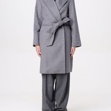 Max Mara Studio Coat Woman Grey Women