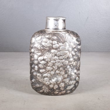 19th c. Simpson Hall Miller Flask with Expandable Cup c.1890