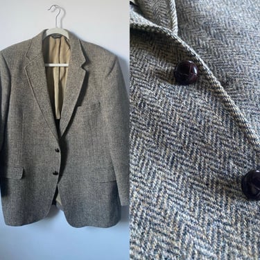 Vintage Harris Tweed Wool Blazer 