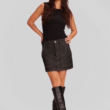 Tatum Mini Skirt  - Granite