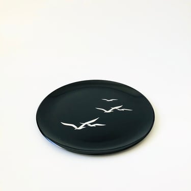 Vintage Circular Seagull Tray by Otagiri 