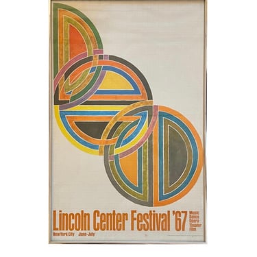 Vintage Lincoln Center Festival ‘67 Lithograph 