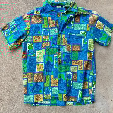 Vintage 1950's “Penney's” Label Underwater Fish Rayon