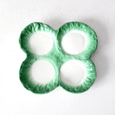 vintage Italian cabbageware plate 