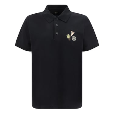 Fendi Men Logoed Polo Shirt