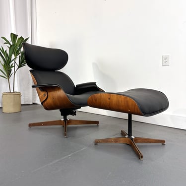 Mr Chair Eames Style Lounge Chair and Ottoman