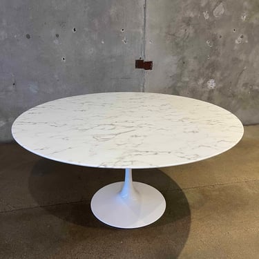 Modern Marble Tulip Base Dining Table