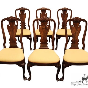 Set of 6 HICKORY CHAIR James River Collection Mahogany Traditional Style Dining Side Chairs 