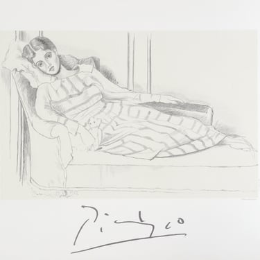 Olga Kaklowa by Pablo Picasso, Marina Picasso Estate Lithograph Poster 