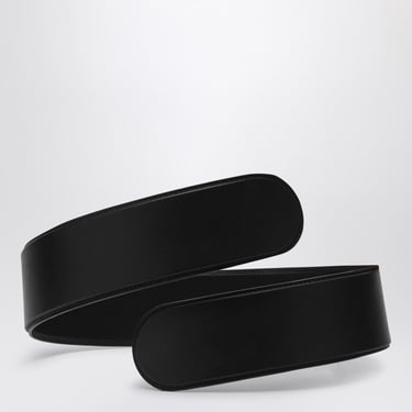 Alaia Black Leather Flex Twist Belt Women