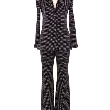 1970's Polka Dot Pant Suit