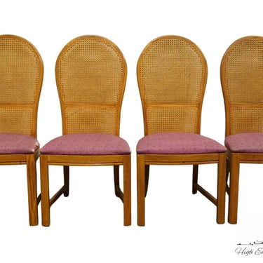 Set of 4 THOMASVILLE American Country Collection Cane Back Dining Chairs 20521-861-862 