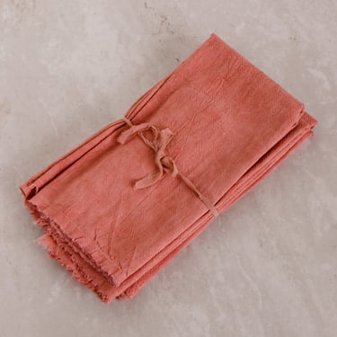 gauze napkins, cotton reusable napkins, cloth dinner napkins, boho wedding decor, pink napkin, earthy tones 