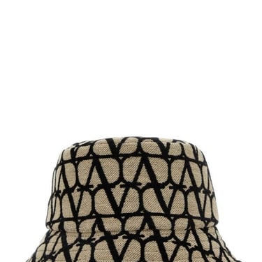 Valentino Garavani Women's Toile Iconographe Bucket Hat - Black - Hats