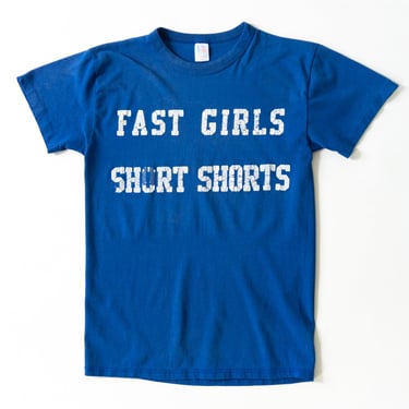 Vintage Fast Girls Short Shorts Tee
