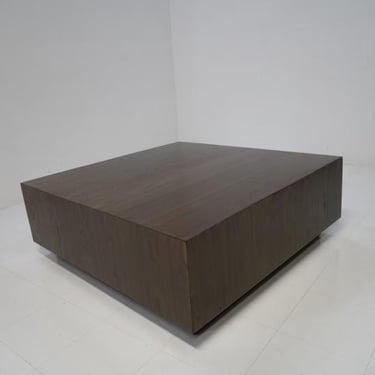 Oak Cube Coffee Table 