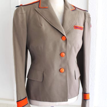 1940's World's Fair - Employee - Treasury Uniform Jacket - Bakelite Buttons - Never Worn 