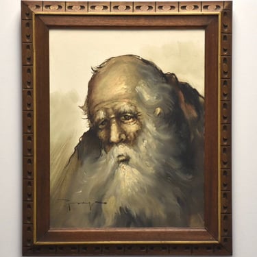 Old Man Portrait, Portrait Painting, Moody Art, Vintage Painting 