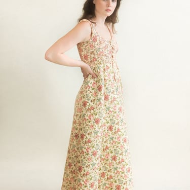 The Engle Shop Floral Quilted Dress 