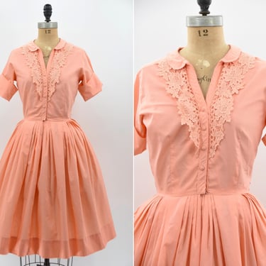 1950s That's My Peach dress 