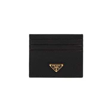 Prada Women Prada Leather Card Holder