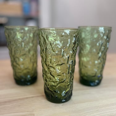 Green Lava Glasses - Set of 3 
