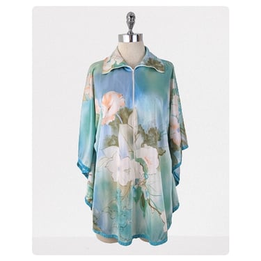 vintage 60's cape blouse (Size: M)